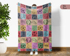 Retro Soccer Blanket – Cozy Throw for Players and Fans