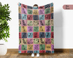 Vintage Rottweiler Dog Blanket – Cozy Throw for Dog Lovers