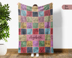 Personalized Name  Brachiosaurus Dinosaur Blanket – Cozy Throw for Dino Lovers