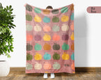 Retro Pumpkin Lover Blanket for Rustic Autumn Decor, Cozy Harvest Throw Gift with Farmhouse Seasonal Style