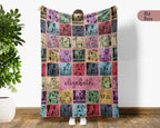 Personalized Great Dane Blanket – Custom Name Cozy Retro Dog Lover Throw