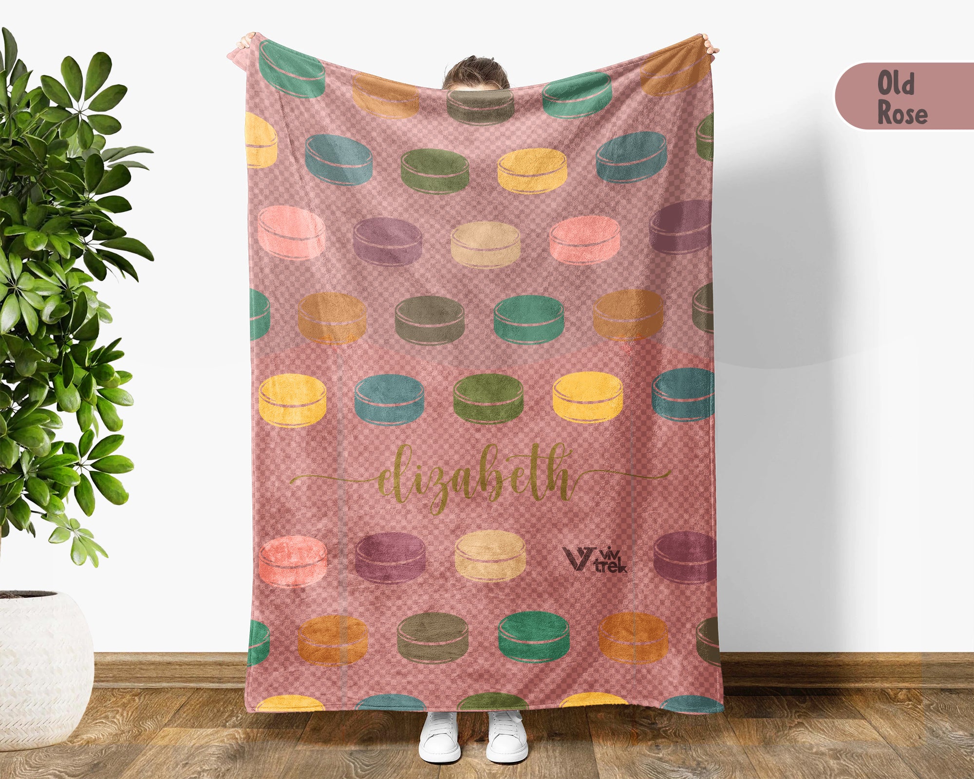 Custom Name Hockey Blanket – Personalized Cozy Throw for Sports Fans
