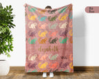 Custom Name Raccoon Lover Blanket Funny Animal Throw Cozy Personalized Gift Soft Wildlife Decor for Home