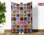 Custom Name Chicken Blanket – Personalized Farm Animal Throw