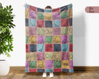 Brachiosaurus Dinosaur Blanket – Cozy Retro Dino Gift Throw
