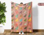 Vintage Golden Retriever Throw – Cozy Dog Lover Blanket