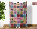 Personalized Photography Blanket Cozy Custom Name Throw Soft Camera Lover Decor Unique Photographer Gift for Home