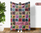 Custom Name Beaver Blanket – Personalized Woodland Animal Throw