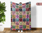 Vintage Bodybuilding Blanket, Gym Lover Fitness Throw Gift