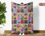 Vintage Duck Lover Blanket – Cozy Farm Animal Throw Gift