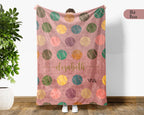 Personalized Name Baseball Throw Blanket – Cozy Gift for Baseball Lovers