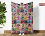 Vintage Polo Player Blanket – Cozy Equestrian Throw for Horse Lovers