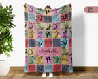 Personalized Handball Blanket Custom Name Sport Throw Cozy Athletic Decor Unique Gift for Player Fan Team Spirit Home Accent