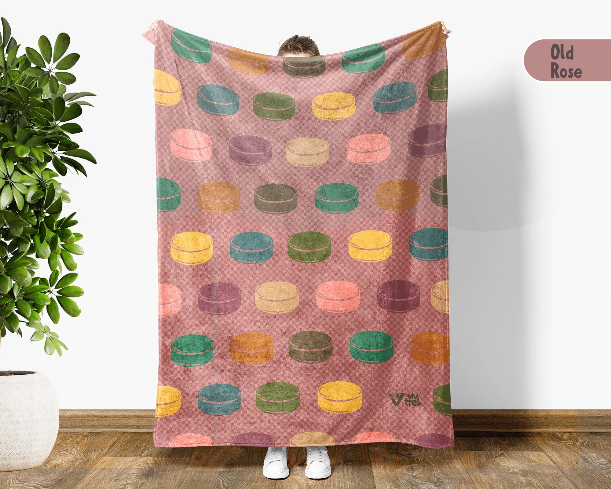 Retro Ice Hockey Blanket – Cozy Throw for Ice Hockey Players & Fans