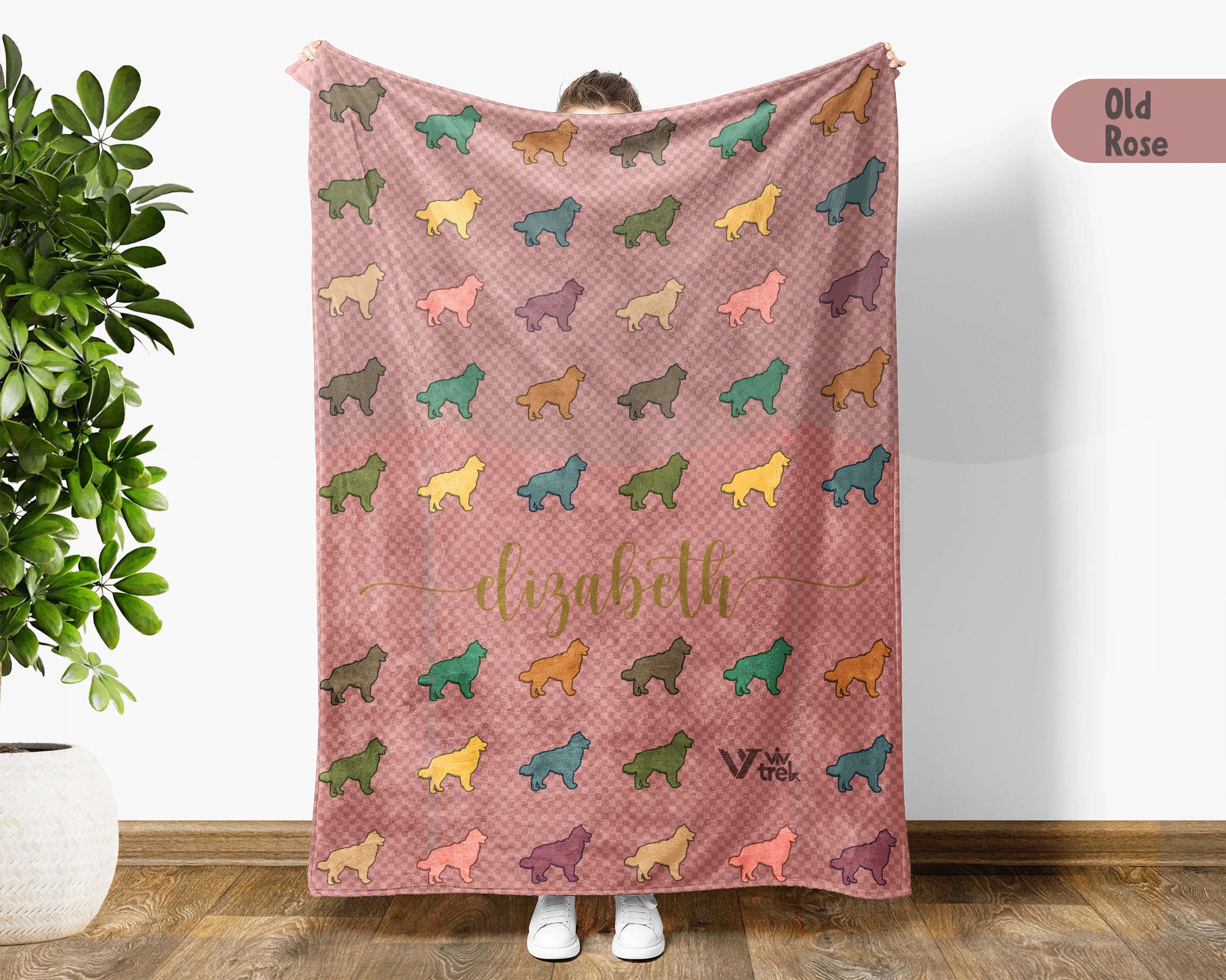 Personalized Australian Shepherd Throw Blanket | Custom Name Blue Red Merle Dog Gift | Cozy Aussie Breed Home Accent Decor