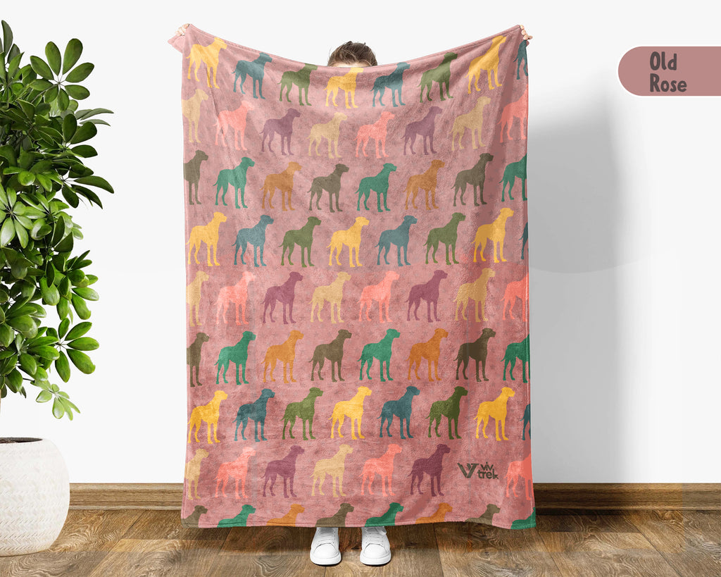 Vintage Great Dane Blanket – Cozy Throw for Dog Lovers