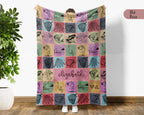 Personalized Fishing Blanket, Custom Angler Throw, Cozy Outdoor Gift Decor for Fishermen and Lake House Spaces