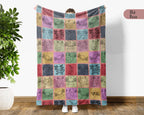 Vintage Axolotl Lover Blanket – Cozy Cute Animal Throw Gift