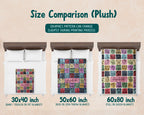 Personalized Bodybuilding Blanket Custom Name Fitness Throw, Cozy Gym Lover Gift, Sporty Home Decor for Men and Women