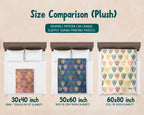 Retro Highland Cow Blanket Cozy Farm Animal Throw Rustic Ranch Style Decor Soft Highland Cattle Gift Unique Home Accent