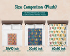 Vintage Rugby Player Blanket – Cozy Throw for Rugby Fans