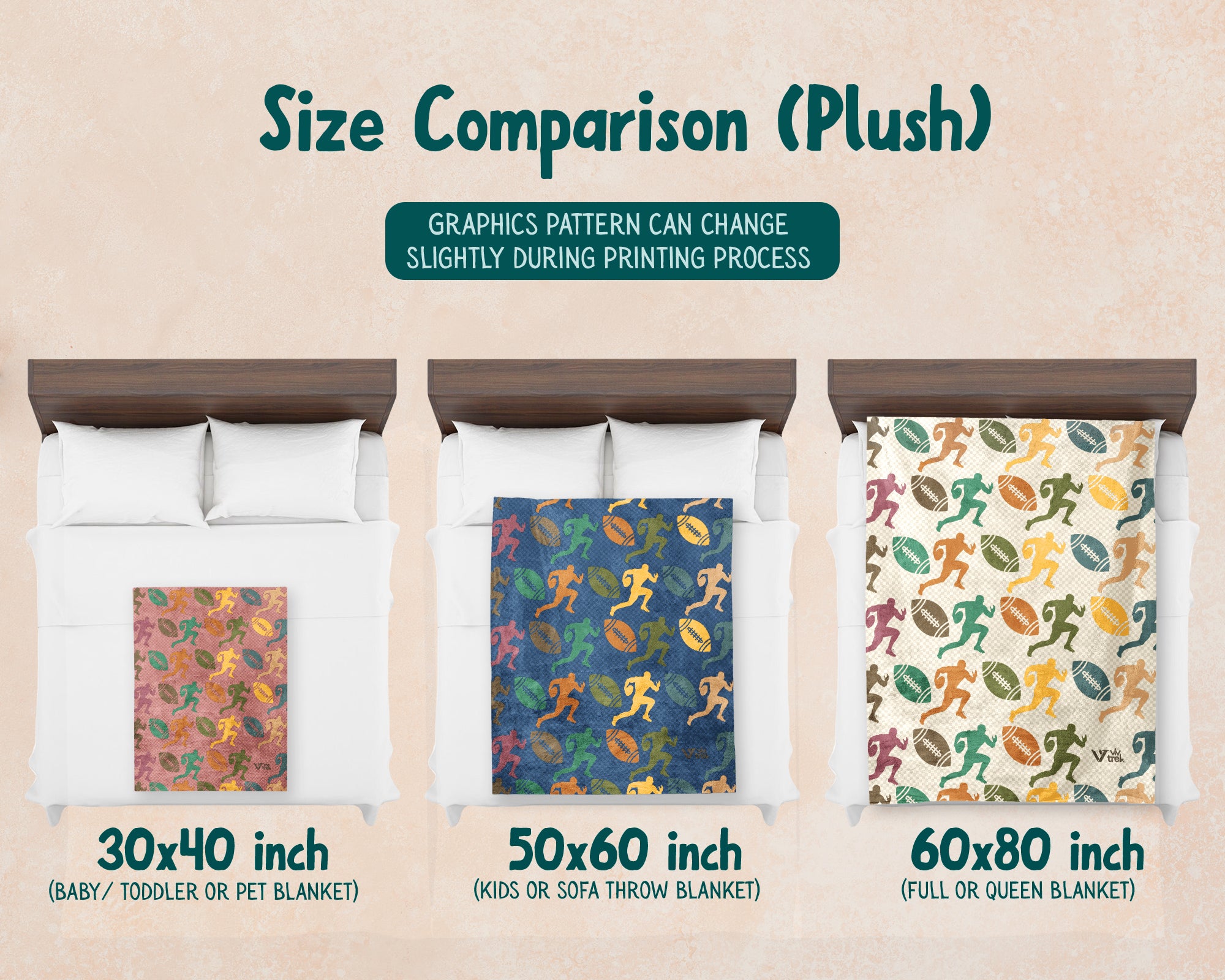 Vintage Rugby Player Blanket – Cozy Throw for Rugby Fans