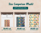 Retro Hiking Lover Blanket, Cozy Outdoor Adventure Throw, Rustic Mountain Decor Gift for Campers and Nature Enthusiasts