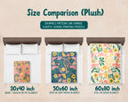 Floral Tennis Blanket – Cozy Vintage Player Throw Gift