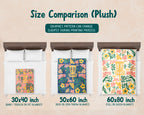 Floral Disc Golf Blanket – Cozy Throw for Disc Golf Fans