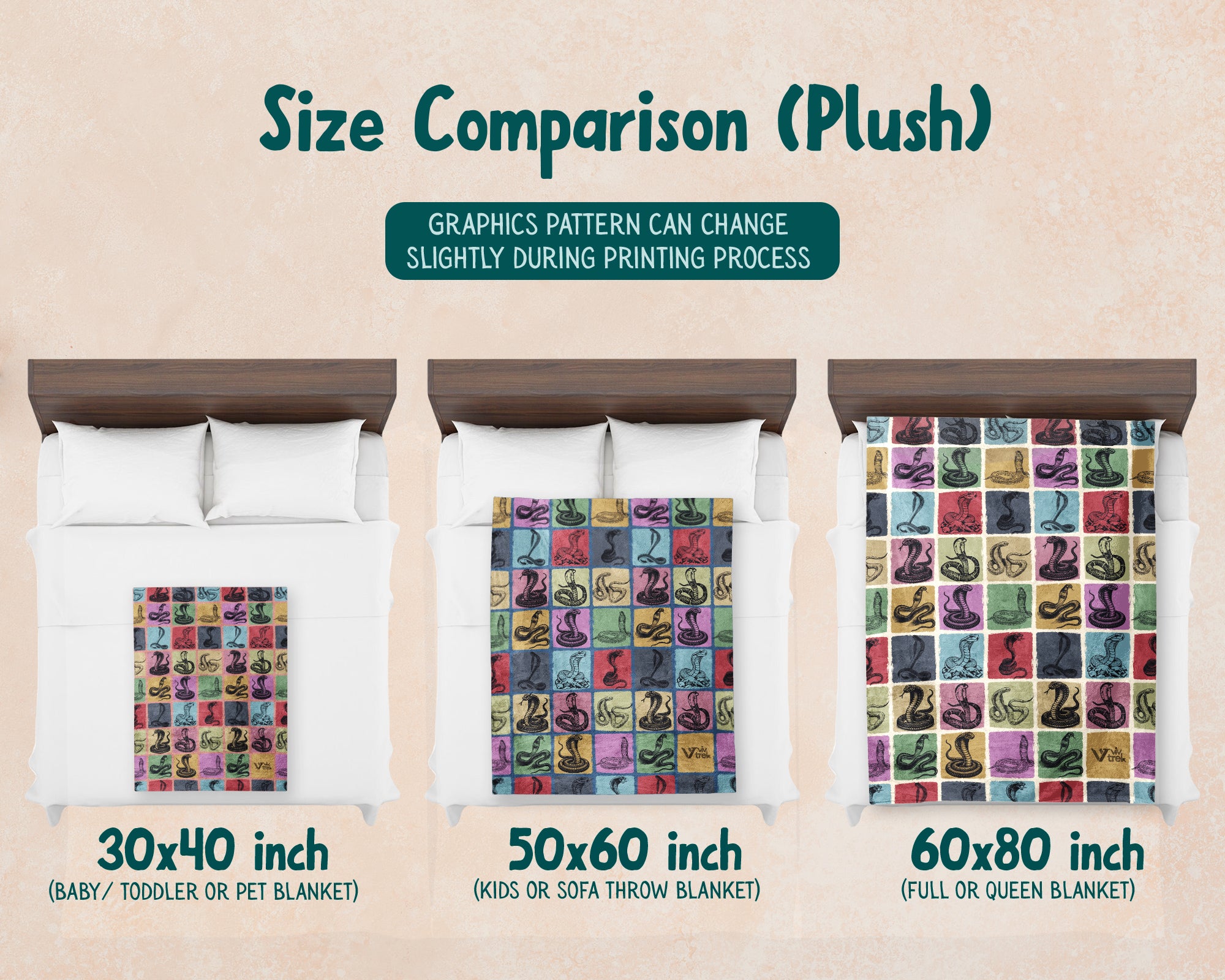 Vintage Cobra Snake Blanket Cozy Wildlife Throw Exotic Animal Graphic Blanket Unique Reptile Lover Gift Home Decor Idea for Couch Bedroom