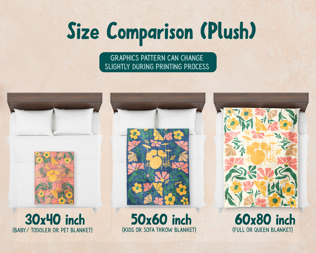 Floral Titanic Ship Blanket – Cozy Wildflower Ocean Liner Throw Gift