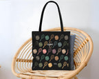 Custom Tennis Tote Bag in a chair