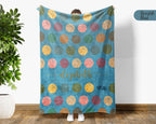 Personalized Basketball Throw – Cozy Custom Name Sports Blanket