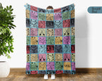 Vintage Fencing Lover Blanket – Cozy Sports Throw for Fencers