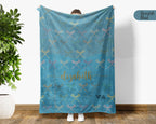 Custom Lacrosse Throw Blanket – Personalized Gift for Sports Lovers