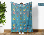 Custom Eagle Blanket – Personalized Name Cozy Throw for Nature Lovers