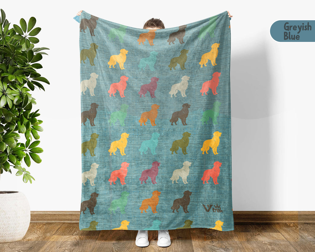 Vintage Golden Retriever Throw – Cozy Dog Lover Blanket