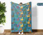 Flute Music Blanket – Cozy Gift for Flutists & Music Lovers