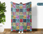 Vintage Axolotl Lover Blanket – Cozy Cute Animal Throw Gift