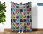 Vintage Chicken Blanket – Cozy Farmhouse Animal Lover Throw