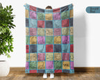 Brachiosaurus Dinosaur Blanket – Cozy Retro Dino Gift Throw
