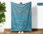 Retro Lacrosse Blanket – Cozy Sports Throw for Players