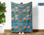 Personalized Beaver Throw – Cozy Custom Name Animal Blanket