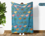 Custom Name Horse Racing Blanket Sporty Throw Cozy Personalized Gift Soft Equestrian Decor for Racing Fans Home