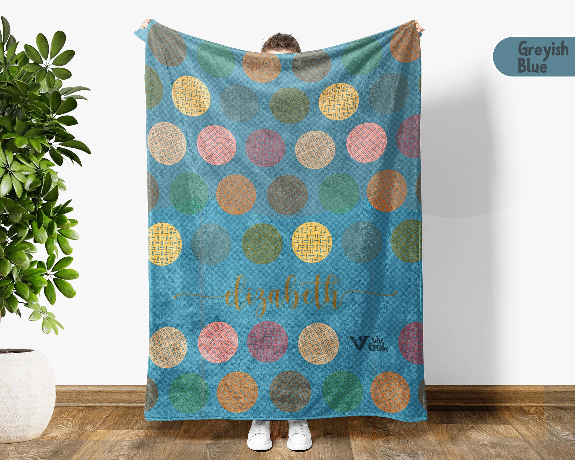 Personalized Dodgeball Blanket Custom Name Sports Throw Cozy Funny Game Decor Unique Gift for Player Fan Home Accent