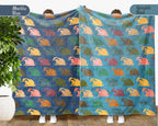 Cozy Honey Badger Blanket – Vintage Wildlife Throw for Animal Lovers
