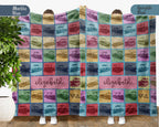 Personalized Pontoon Boat Blanket – Custom Name Nautical Lover Throw