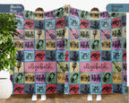 Custom Name DJ Blanket – Personalized Music Lover Throw Gift