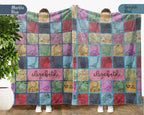 Personalized Name  Brachiosaurus Dinosaur Blanket – Cozy Throw for Dino Lovers