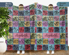 Personalized Horse Racing Blanket Cozy Custom Name Throw Soft Equestrian Decor Unique Racing Fan Gift for Home
